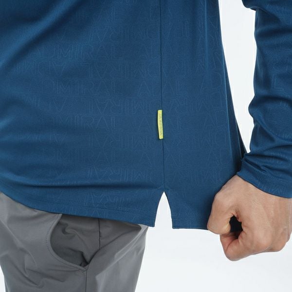 ツアーティー TOUR TEE メンズ メンズ ロゴエンボスストレッチ ロングスリーブ モックネックシャツ ADMA463 詳細12