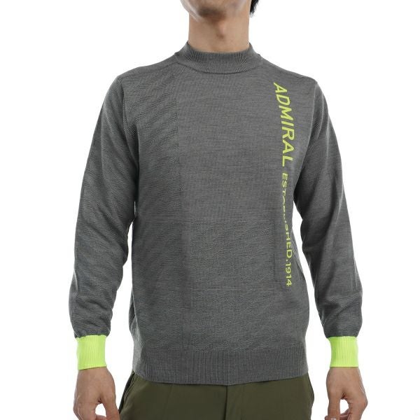 ツアーティー TOUR TEE メンズ メンズ ラインロゴ モックネックセーター ADMA466 詳細1