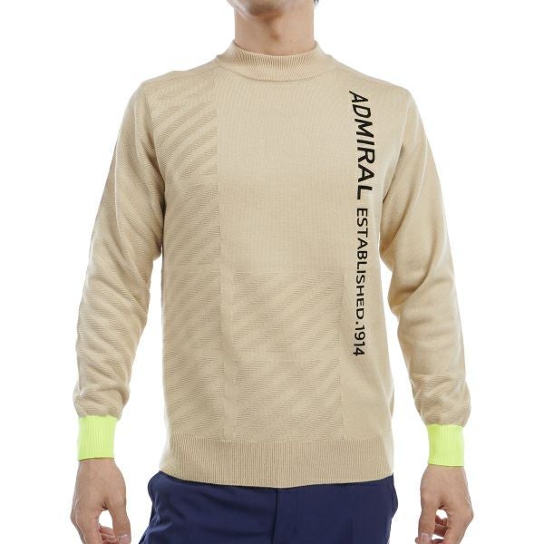 ツアーティー TOUR TEE メンズ メンズ ラインロゴ モックネックセーター ADMA466 詳細3