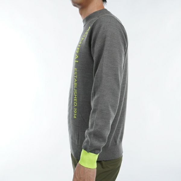 ツアーティー TOUR TEE メンズ メンズ ラインロゴ モックネックセーター ADMA466 詳細13