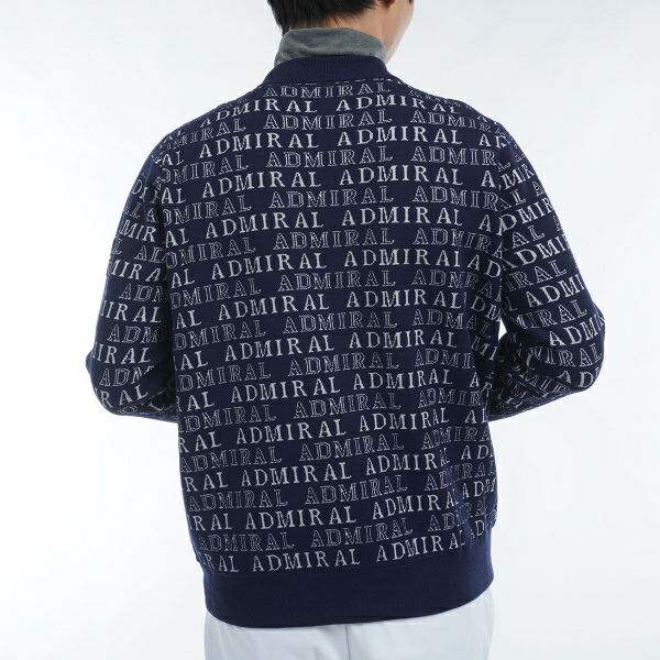 ツアーティー TOUR TEE メンズ メンズ ビッグランパント ロゴジャガード モックネックセーター ADMA480 詳細12