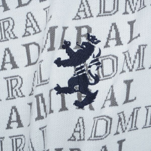 ツアーティー TOUR TEE メンズ メンズ ビッグランパント ロゴジャガード モックネックセーター ADMA480 詳細17