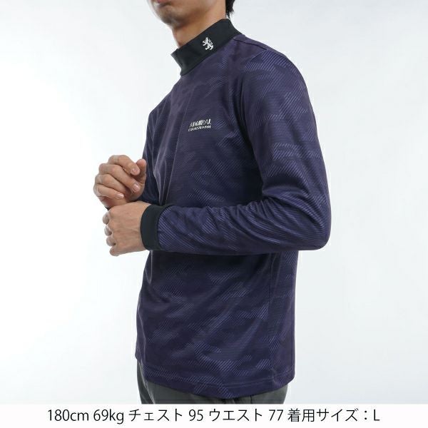 ツアーティー TOUR TEE メンズ メンズ 裏起毛 カモフラプリント ハイネックシャツ ADMA483 詳細4