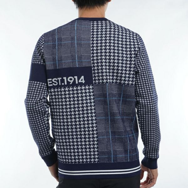 ツアーティー TOUR TEE メンズ メンズ ツイーディーパターンミックス クルーネックセーター ADMA489 詳細7