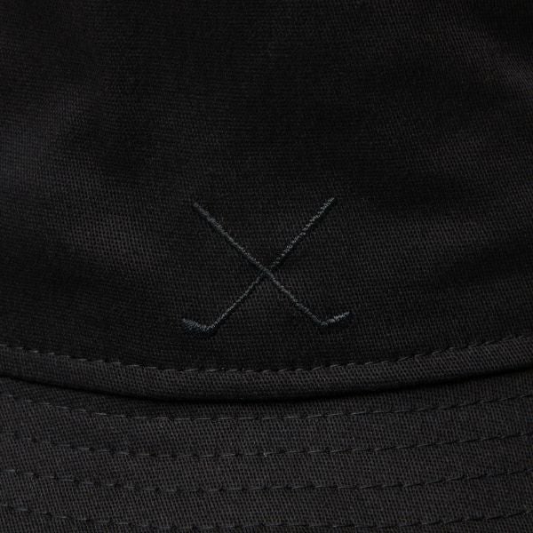 ツアーティー TOUR TEE メンズ レディース ユニセックス バケット01 Stretch Cotton Washable オーバルロゴ ブラック ERMZ437U 詳細8