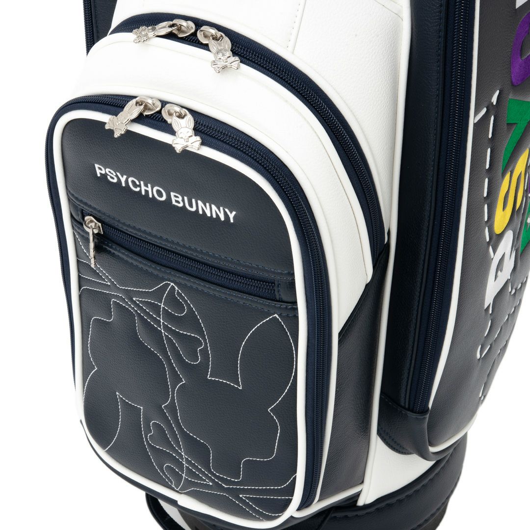 サイコバニー Psycho Bunny メンズ レディース ユニセックス カートキャディバッグ LOGOART PBMG5SC5 詳細9