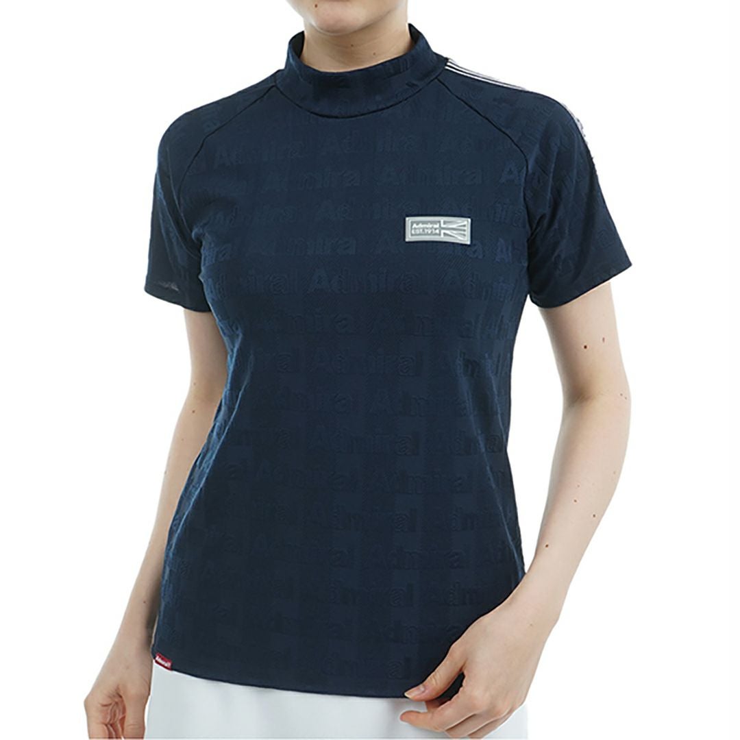 30％OFF】[アドミラル ゴルフ]レディース ストライプジャガード モック