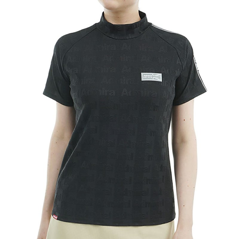 アドミラル ゴルフ Admiral GOLF レディース レディース ストライプジャガード モックネックシャツ ADLA503 詳細3