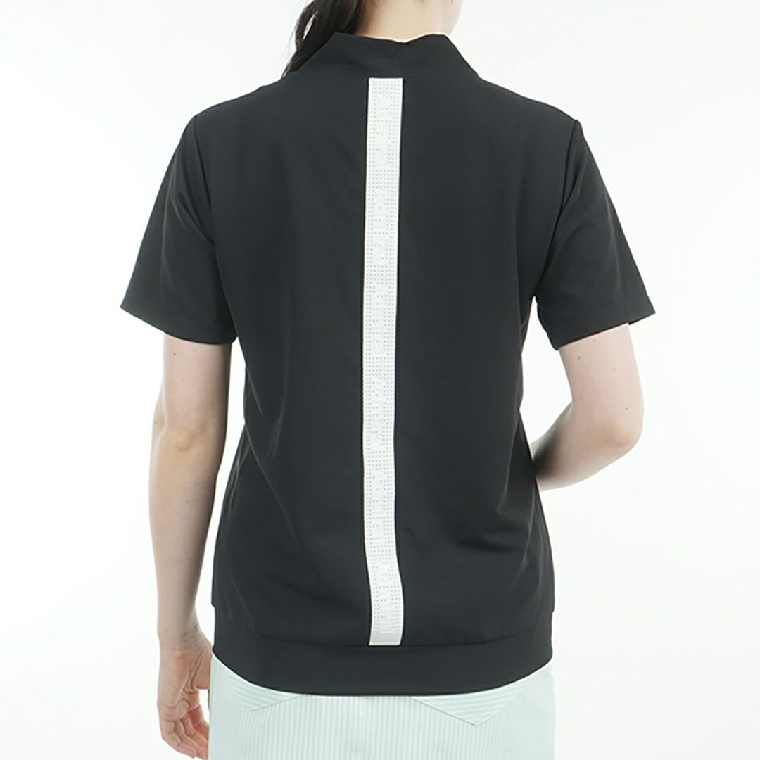 アドミラル ゴルフ Admiral GOLF レディース レディース ミニワッフル エンボスロゴ モックシャツ ADLA506 詳細5