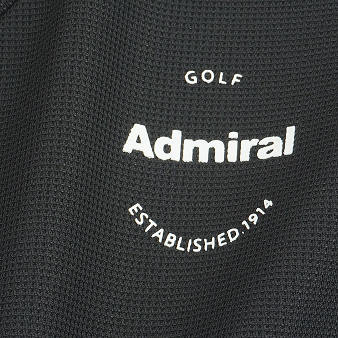 アドミラル ゴルフ Admiral GOLF レディース レディース ミニワッフル エンボスロゴ モックシャツ ADLA506 詳細16