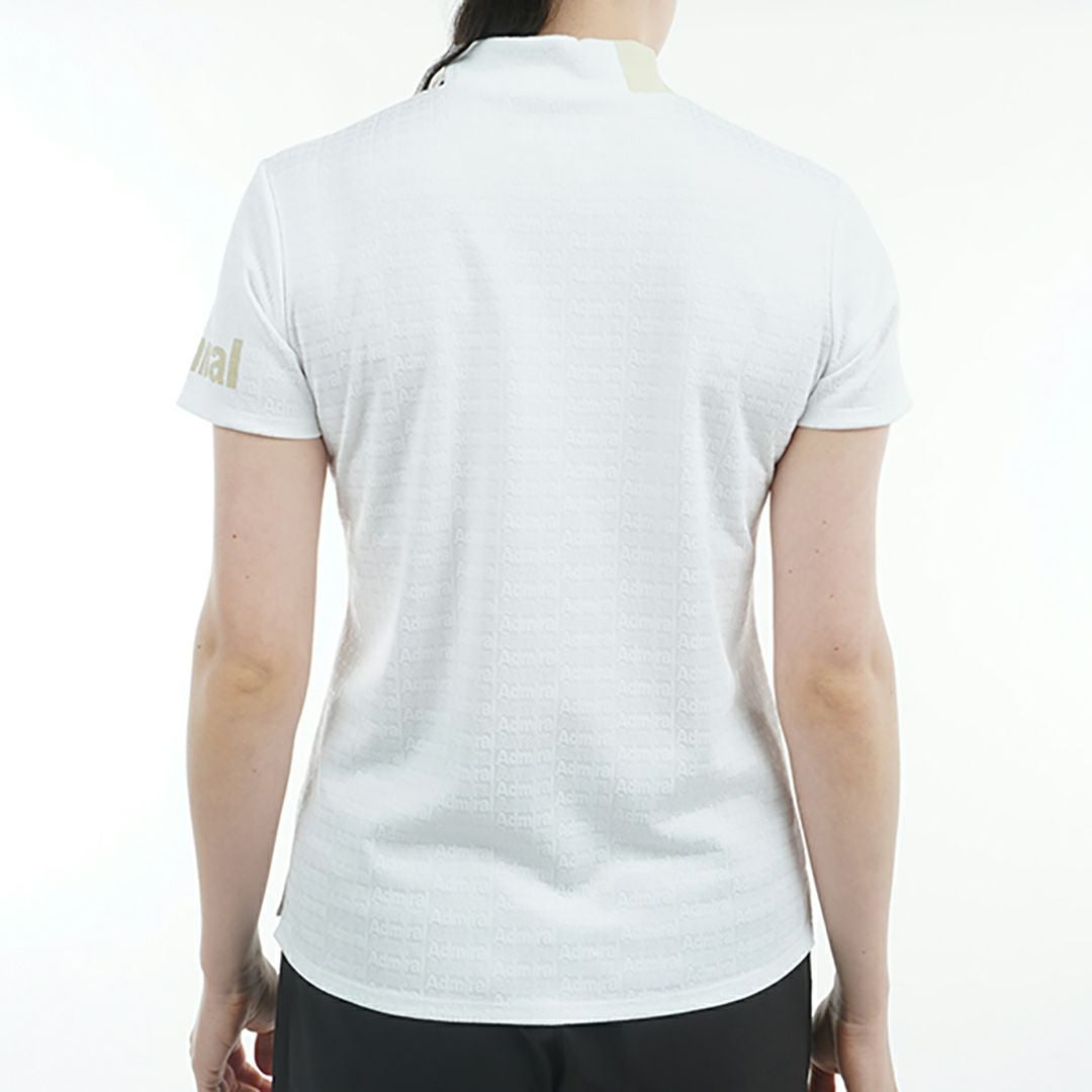 アドミラル ゴルフ Admiral GOLF レディース レディース ロゴジャガード モックシャツ ADLA507 詳細7