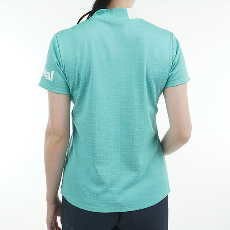 アドミラル ゴルフ Admiral GOLF レディース レディース ロゴジャガード モックシャツ ADLA507 詳細9