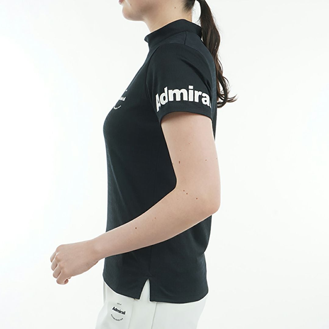 アドミラル ゴルフ Admiral GOLF レディース レディース ロゴジャガード モックシャツ ADLA507 詳細10