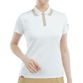 アドミラル ゴルフ Admiral GOLF レディース レディース ロゴジャガード ポロシャツ ADLA508 詳細2
