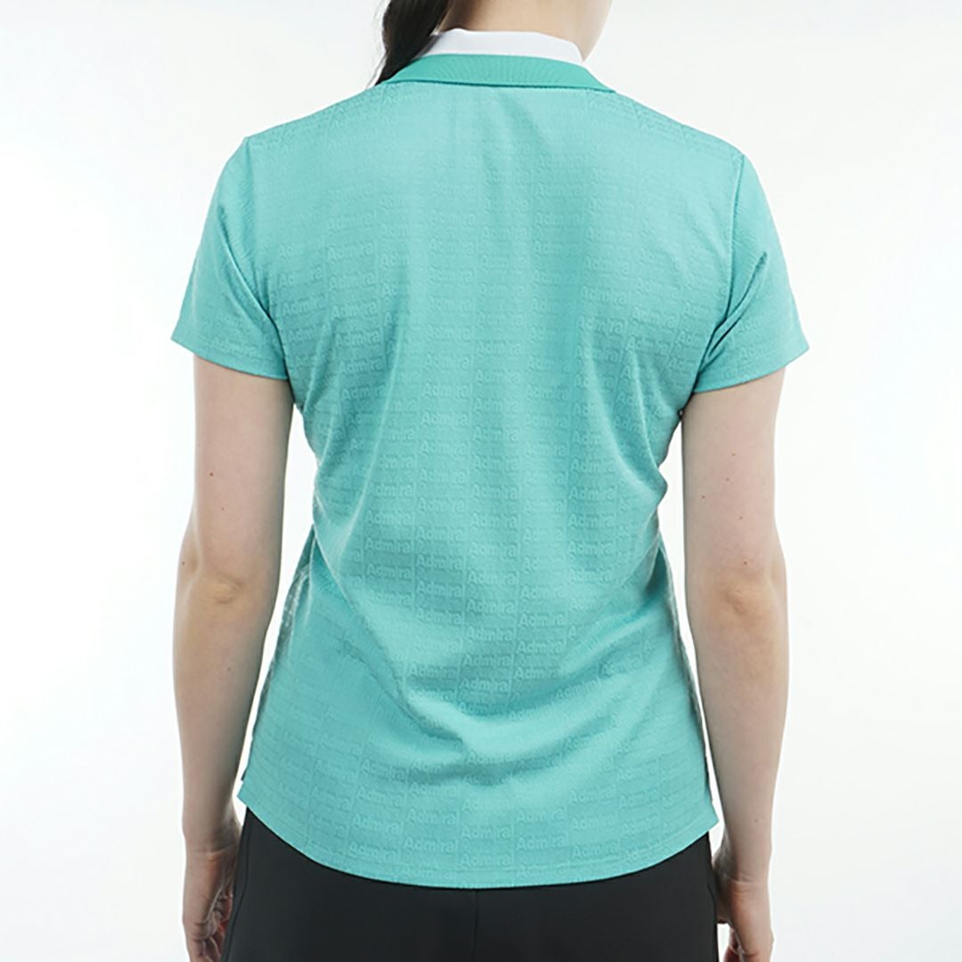 アドミラル ゴルフ Admiral GOLF レディース レディース ロゴジャガード ポロシャツ ADLA508 詳細9