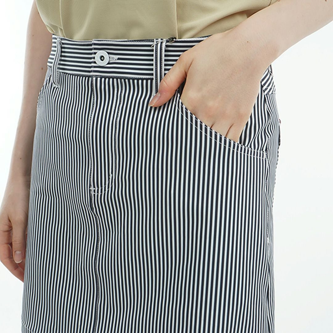 アドミラル ゴルフ Admiral GOLF レディース レディース 4WAYツイル ストライプスカート ADLA509 詳細13