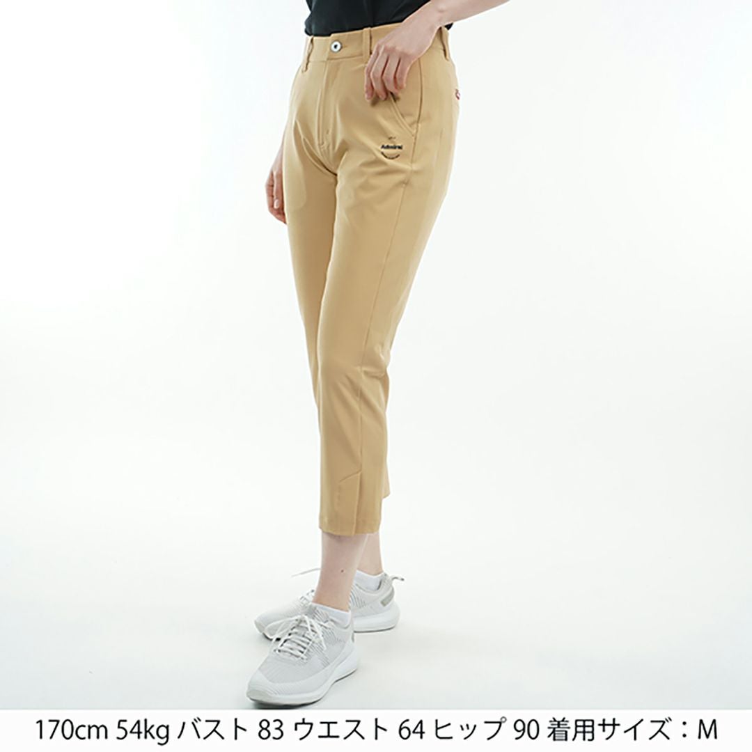 【Admiral 】新品未使用 ADLA155 レディースゴルフパンツ Lサイズ 30％OFF】[アドミラル ゴルフ]レディース 4WAYツイル 3/4パンツ
