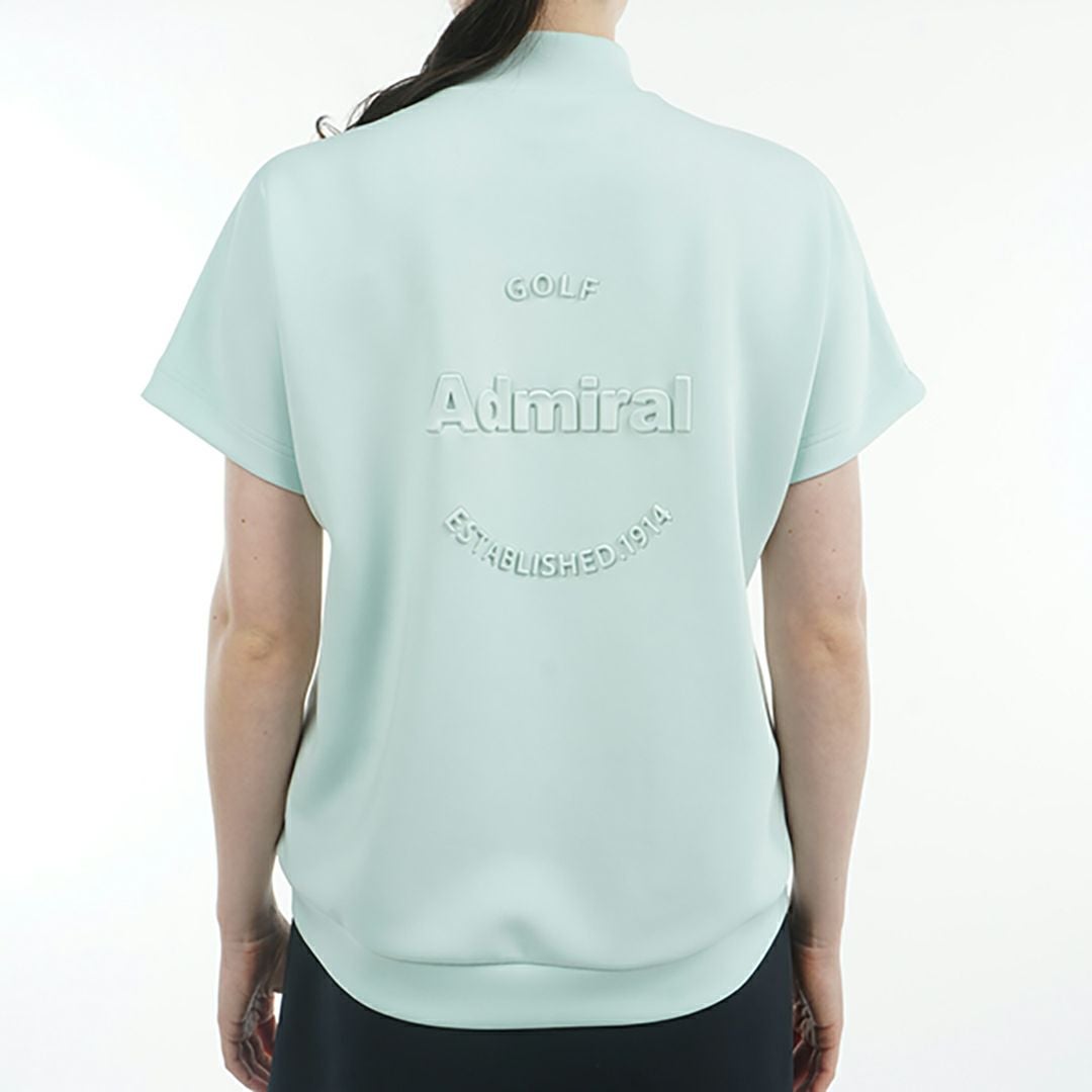アドミラル ゴルフ Admiral GOLF レディース レディース エンボスロゴ ダンボールモックシャツ ADLA513 詳細6