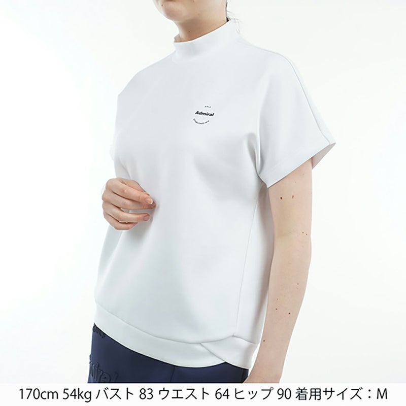 アドミラル ゴルフ Admiral GOLF レディース レディース エンボスロゴ ダンボールモックシャツ ADLA513 詳細7