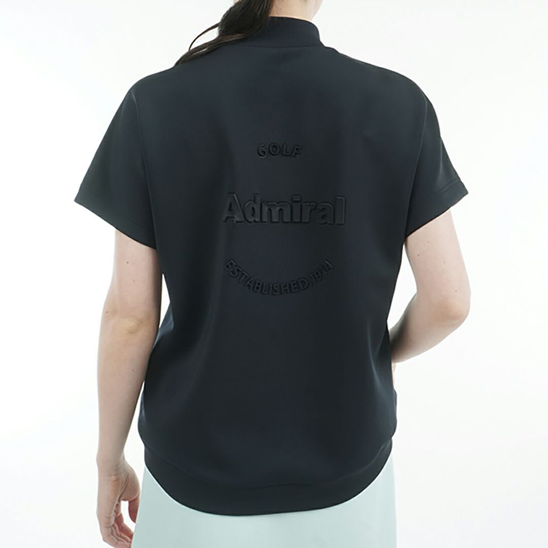 アドミラル ゴルフ Admiral GOLF レディース レディース エンボスロゴ ダンボールモックシャツ ADLA513 詳細10