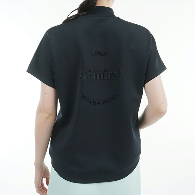 アドミラル ゴルフ Admiral GOLF レディース レディース エンボスロゴ ダンボールモックシャツ ADLA513 詳細10