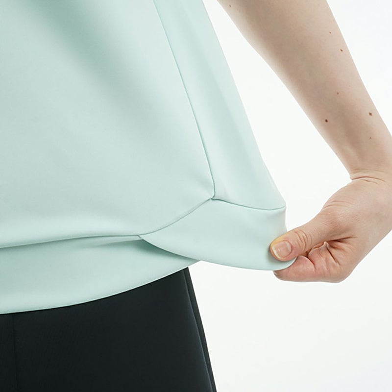 アドミラル ゴルフ Admiral GOLF レディース レディース エンボスロゴ ダンボールモックシャツ ADLA513 詳細15