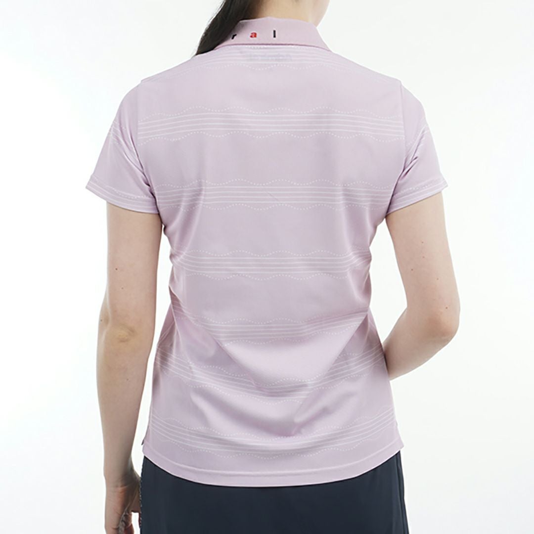 アドミラル ゴルフ Admiral GOLF レディース レディース スパッシー ウェーブストライプ ポロシャツ ADLA517 詳細9
