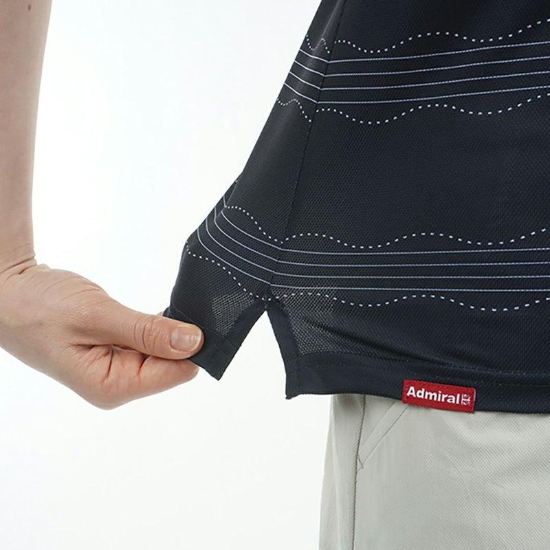 アドミラル ゴルフ Admiral GOLF レディース レディース スパッシー ウェーブストライプ ポロシャツ ADLA517 詳細12