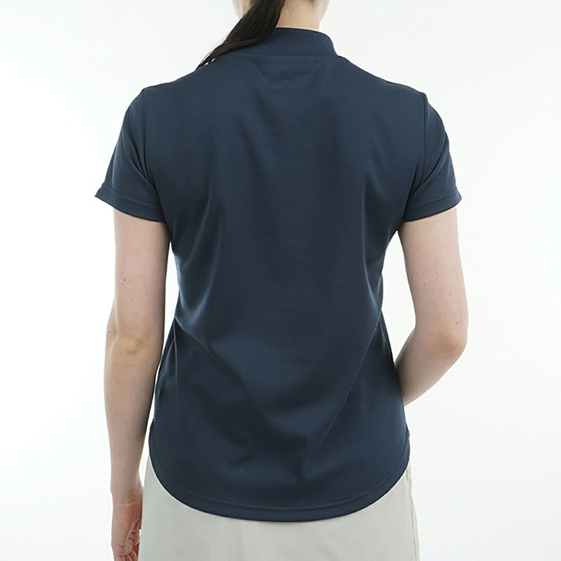 アドミラル ゴルフ Admiral GOLF レディース レディース カラタッチ ロゴプリントモックシャツ ADLA518 詳細7