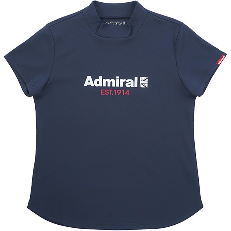 アドミラル ゴルフ Admiral GOLF レディース レディース カラタッチ ロゴプリントモックシャツ ADLA518 詳細8