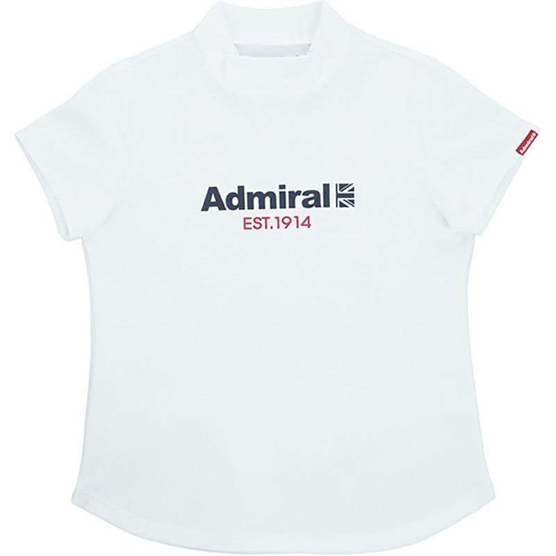 アドミラル ゴルフ Admiral GOLF レディース レディース カラタッチ ロゴプリントモックシャツ ADLA518 詳細11