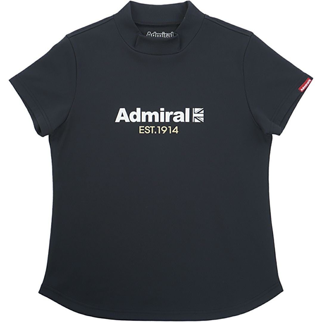 アドミラル ゴルフ Admiral GOLF レディース レディース カラタッチ ロゴプリントモックシャツ ADLA518 詳細14