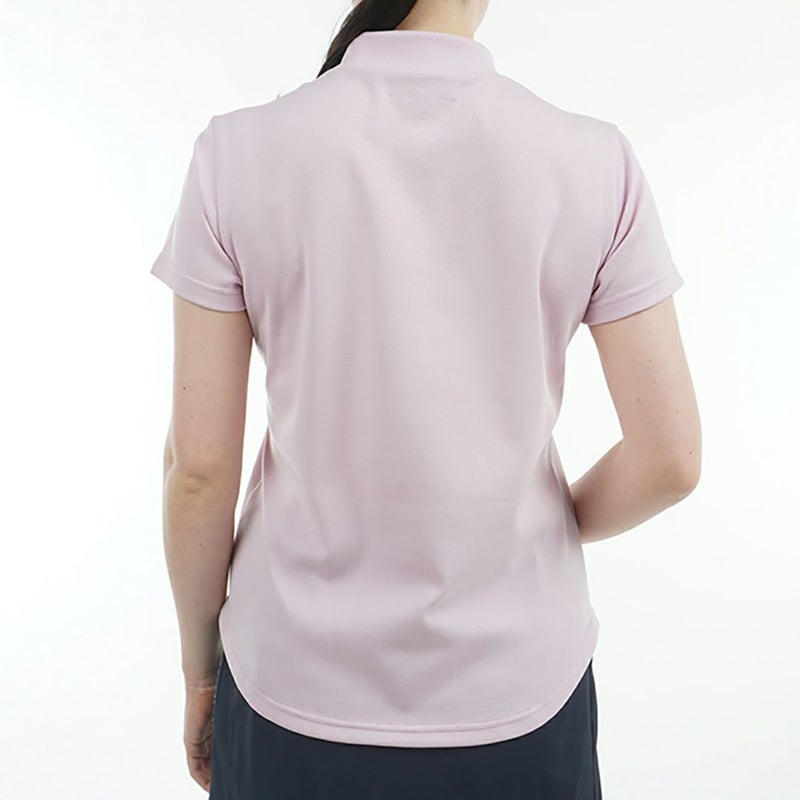 アドミラル ゴルフ Admiral GOLF レディース レディース カラタッチ ロゴプリントモックシャツ ADLA518 詳細16