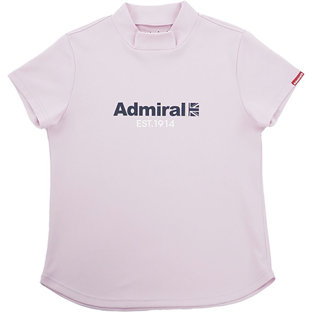 アドミラル ゴルフ Admiral GOLF レディース レディース カラタッチ ロゴプリントモックシャツ ADLA518 詳細17
