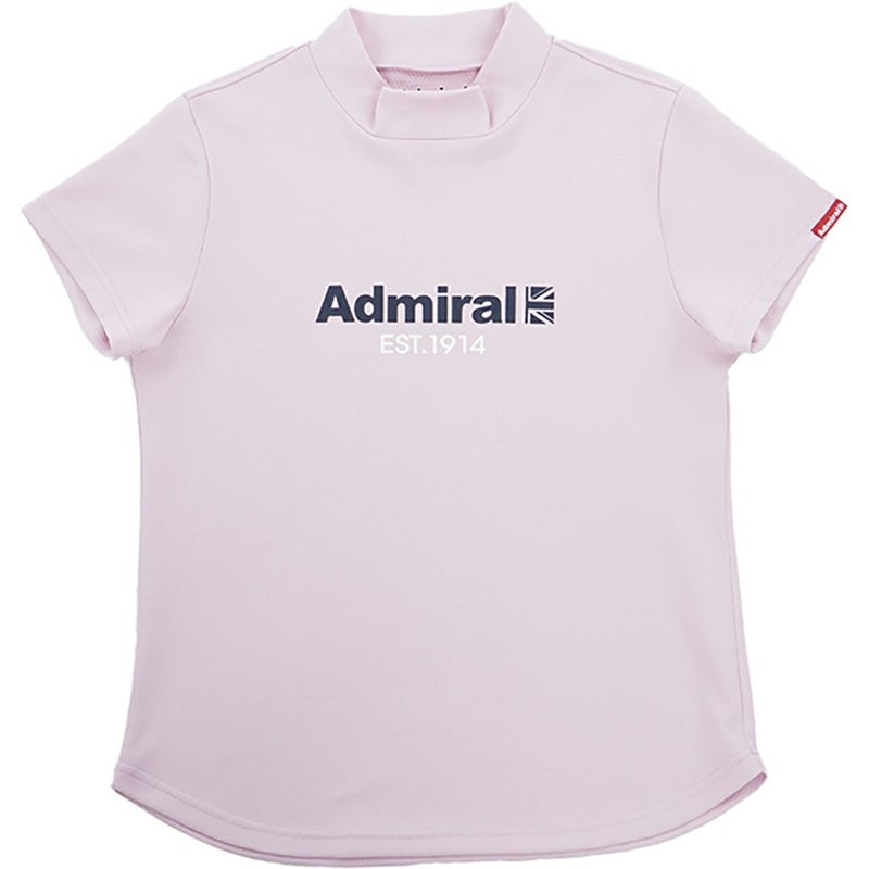 アドミラル ゴルフ Admiral GOLF レディース レディース カラタッチ ロゴプリントモックシャツ ADLA518 詳細17