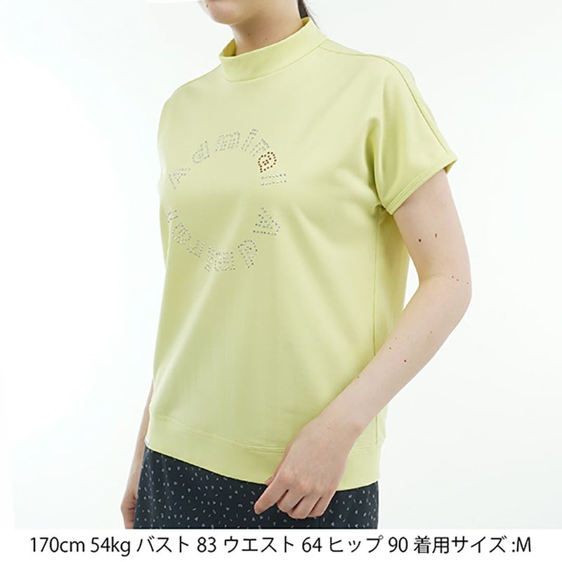 アドミラル ゴルフ Admiral GOLF レディース レディース メタリックロゴ カノコモックシャツ ADLA523 詳細11