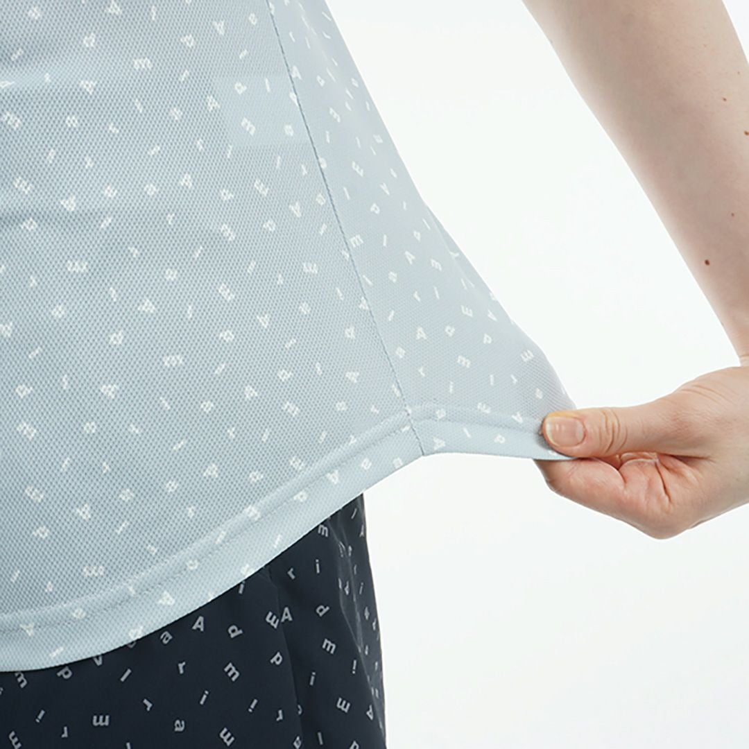 アドミラル ゴルフ Admiral GOLF レディース レディース ダンシングロゴ キャップスリーブポロシャツ ADLA524 詳細12