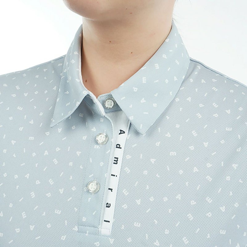 アドミラル ゴルフ Admiral GOLF レディース レディース ダンシングロゴ キャップスリーブポロシャツ ADLA524 詳細13