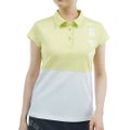 アドミラル ゴルフ Admiral GOLF レディース レディース カノコブロッキング キャップスリーブポロシャツ ADLA528 詳細3