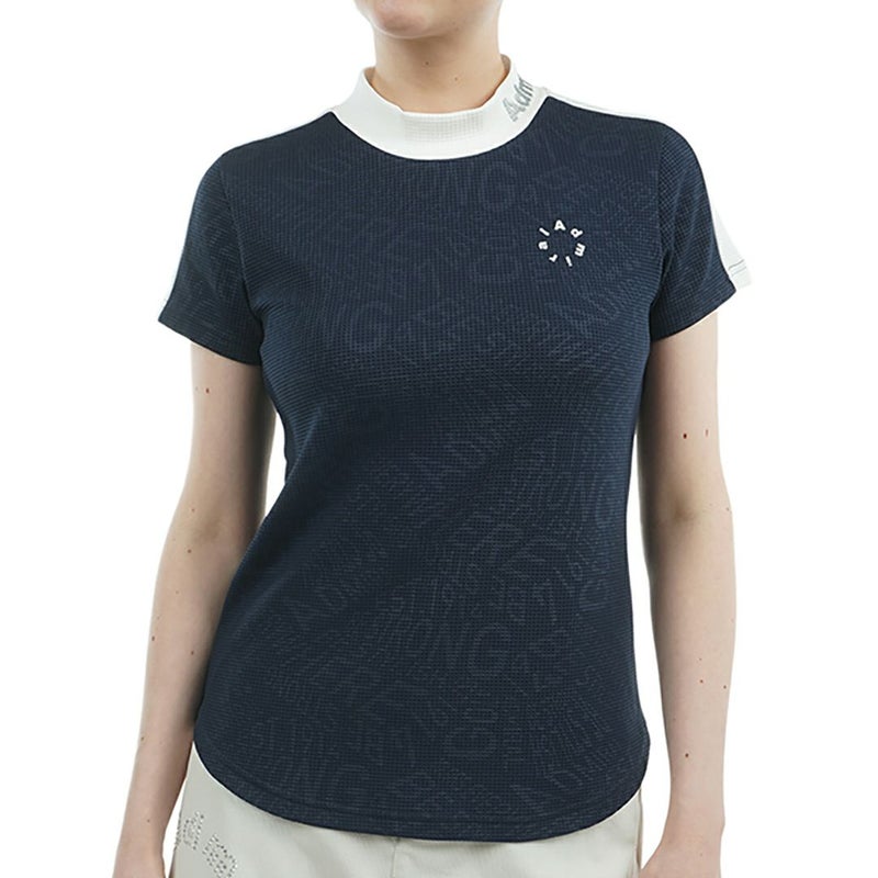 アドミラル ゴルフ Admiral GOLF レディース レディース 接触冷感 ジオメタリックロゴ モックシャツ ADLA529 詳細3