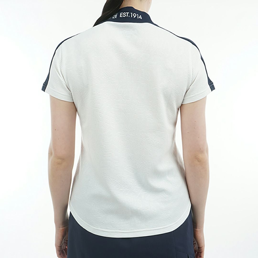 アドミラル ゴルフ Admiral GOLF レディース レディース 接触冷感 ジオメタリックロゴ モックシャツ ADLA529 詳細8