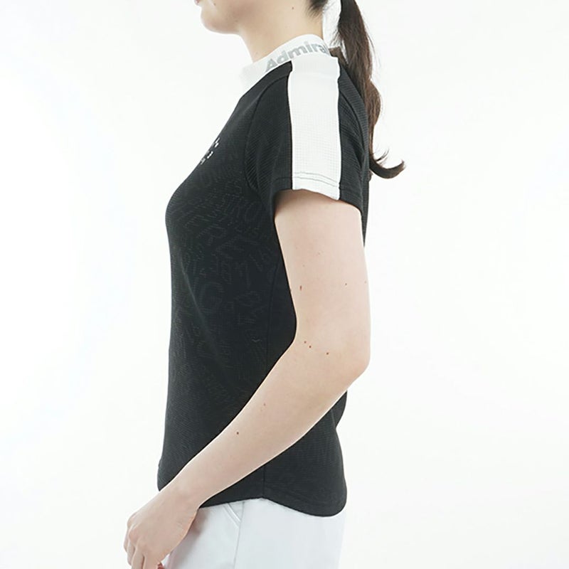 アドミラル ゴルフ Admiral GOLF レディース レディース 接触冷感 ジオメタリックロゴ モックシャツ ADLA529 詳細11