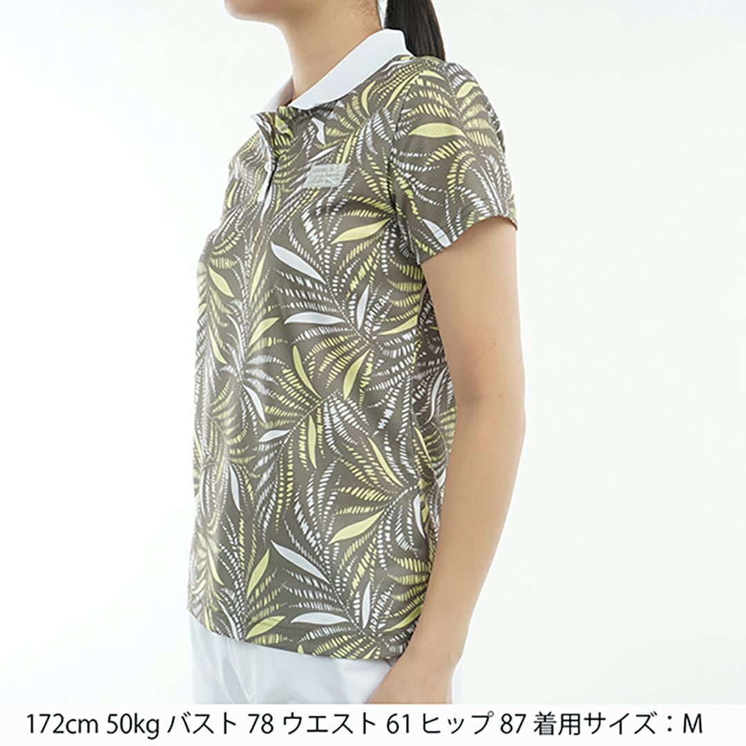 アドミラル ゴルフ Admiral GOLF レディース レディース ライトメッシュ リゾートポロシャツ ADLA536 詳細5