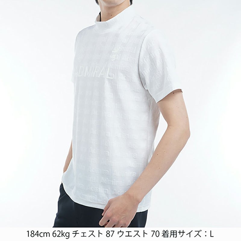 アドミラル ゴルフ Admiral GOLF メンズ メンズ ストライプジャガード モックネックシャツ ADMA501 詳細7