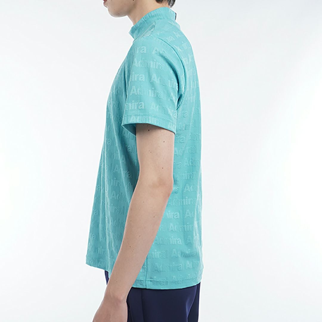 アドミラル ゴルフ Admiral GOLF メンズ メンズ ストライプジャガード モックネックシャツ ADMA501 詳細13