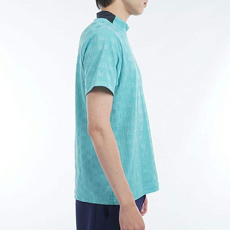 アドミラル ゴルフ Admiral GOLF メンズ メンズ ストライプジャガード モックネックシャツ ADMA501 詳細14