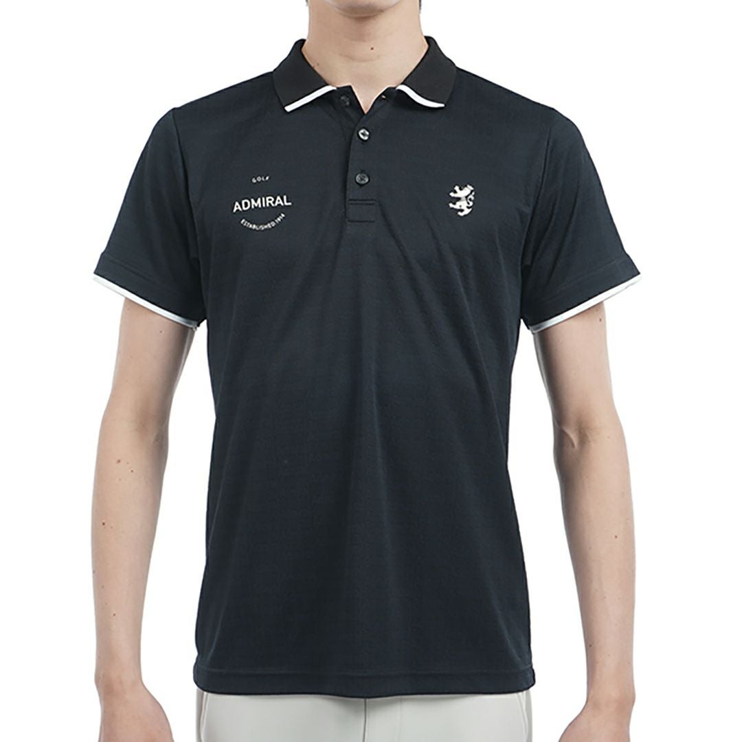アドミラル ゴルフ Admiral GOLF メンズ メンズ ロゴジャガード ポロシャツ ADMA502 詳細2