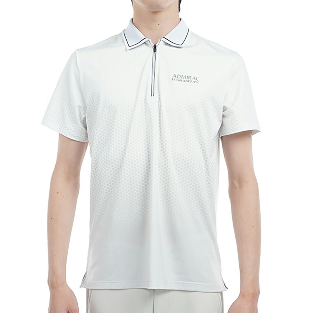 アドミラル ゴルフ Admiral GOLF メンズ メンズ ドットグラデーション ハーフジップポロ ADMA504 詳細1