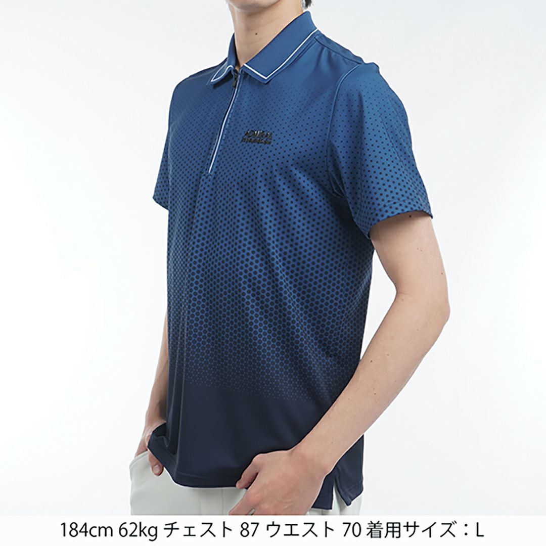 30％OFF】[アドミラル ゴルフ]メンズ ドットグラデーション ハーフ