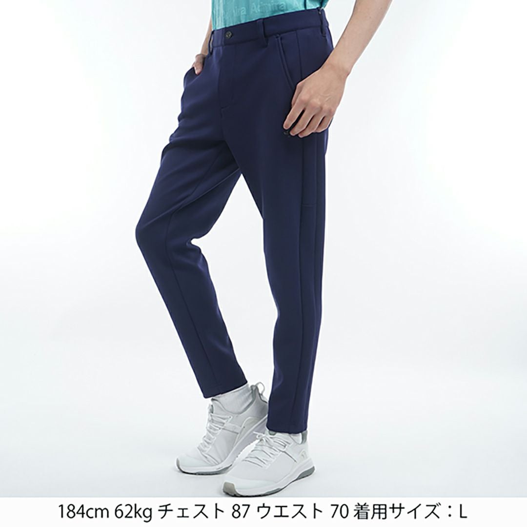 メンズL Admiralアドミラルウェア 裏起毛スウェットパンツ紺 30％OFF】[アドミラル ゴルフ]メンズ アスレティック スウェットパンツ